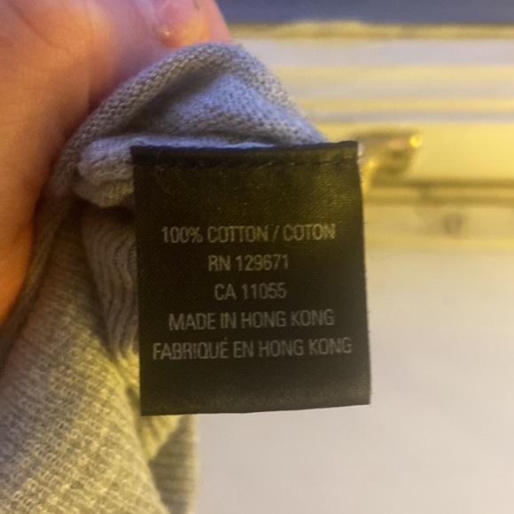 🛑SOLD 360 Cashmere Grey Maisie Knit Lightweight Stripe Sleeve Sweater - Picture 8 of 8